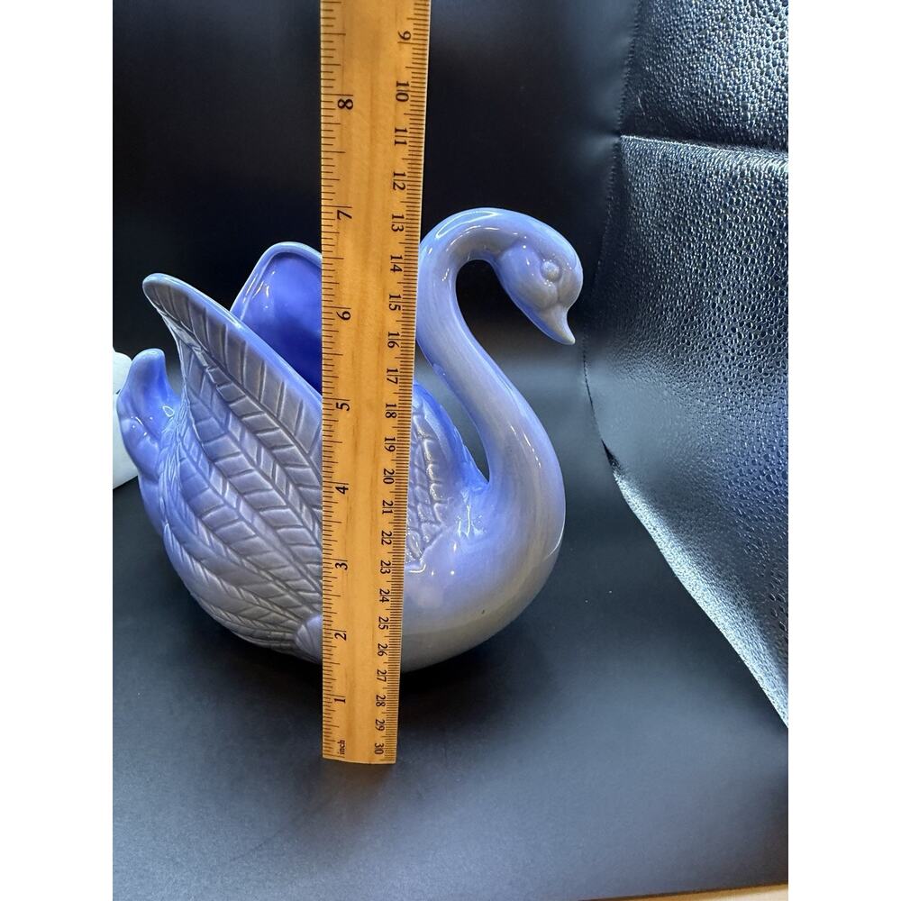 Vintage Swan Lot Ceramic Planter Swan Soap Dish Swan Bookend - Picture 13 of 16